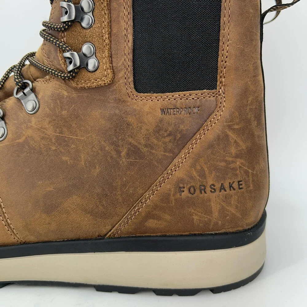 Forsake Davos High Boots Mens Size 14 Brown Leather Waterproof Hiking Hybrid